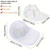 Washing Machine Hat Protector Protective Cleaning Cage Laundry Bag Durable Plastic Independently Designed with Mesh Bag