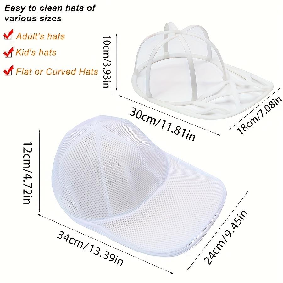 Washing Machine Hat Protector Protective Cleaning Cage Laundry Bag Durable Plastic Independently Designed with Mesh Bag
