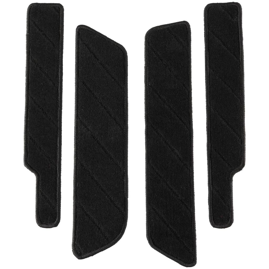 Delica Compatible Door Entrance Scratch and Stain Resistant Side Step Set D5 Mats, Mats, 4-Piece (New Model)
