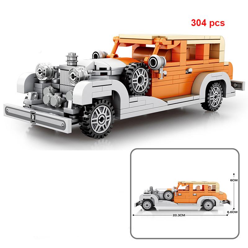 Technical Car City Speed  Sports Car Building Blocks Carro Rennau Voiture Vehicle MOC Educational Construction Toy