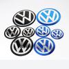 4Pcs 70/80/90/100/120mm Aluminum Car Wheel Center Hub Caps Sticker For VW R GTI Golf 5 7 Beetle Polo Passat B6 Tiguan