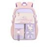 Side-Open Rabbit Children Backpack Oxford Student School Bag Simple Shoulders Bag  Primary School