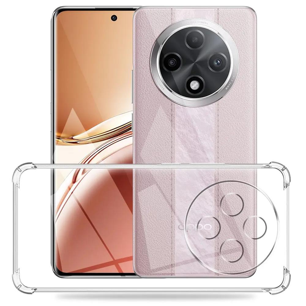 For OPPO F27 Pro Case Clear Shockproof Silicone Soft Phone Case For OPPO F27 Pro+ Plus F27Pro 5G 6.7'' Bumper Protect Back Cover