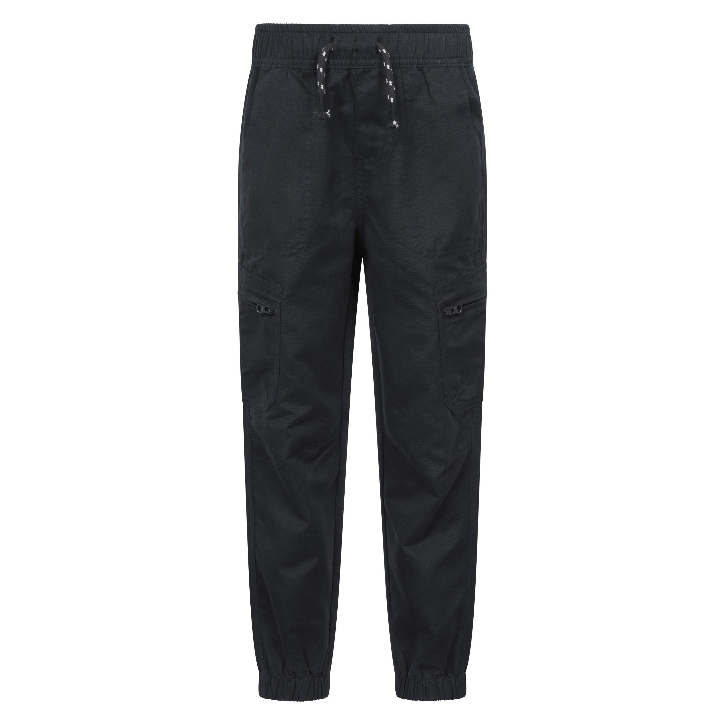 Pantalones Cargo Expedition Ripstop Antimanchas para Niños/Niños de Mountain Warehouse 11-12 negro