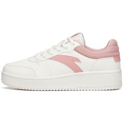 Zapatillas de Skate de Caña Baja Ligeras Antideslizantes Zapatillas de Mujer Blanco Rosa 922128068-2