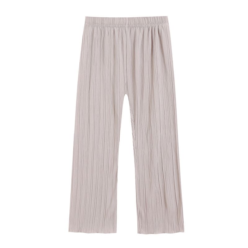 

Export Daily Order Fashion All-Match High Waist Baggy Straight Trousers