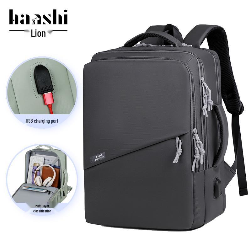 Trendy Waterproof Large-Capacity Backpack for Men & Women - Stylish for Travel & School