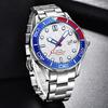 Fashion Men Watch Casual Sport Waterproof Men's Quartz Wristwatches Top Brand Luxury 360° Rotating Bezel Design Watch Men