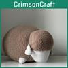 Cute White Cartoon And Brown Sheep Plush Doll Pillows For  Room And Sofa Decorat