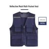 Children's Custom Multi-Pocket Mesh Activity Vest with Logo for Summer