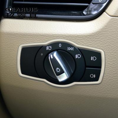 Pro BMW řady 3 E90 E92 E93 X1 E84 Rámeček spínače světlometů Dekorace krytu Výzdoba Auto Samolepky interiéru Výzdoba Auto