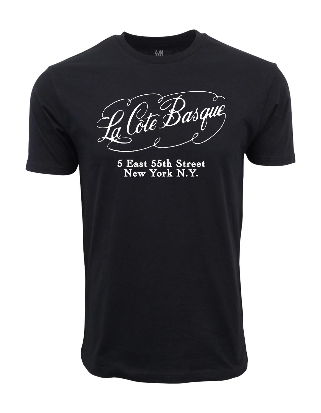 Unisex Adult Casual Graphic La Côte Basque Restaurant Tee Tee S
