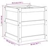 VidaXL Planters 2 Pcs White Solid Pine Wood 837417