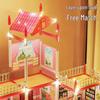 Children's Pretend Play Castle Dollhouse - Educational, Assembled, Birthday Gift for Girls