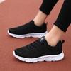 Skor Vår Äkta Nät Andningsbara Sneakers Platt Klack Mjuk Sula Löparskor Casual Skor Enkla Skor Flygande Vävning