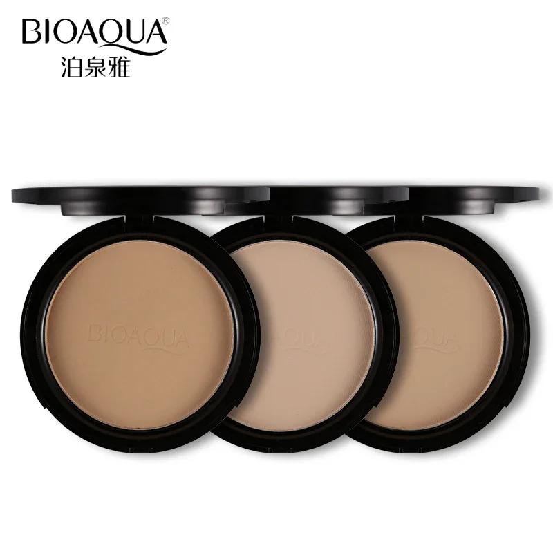 BIOAQUA Face Base Pressed Powder Makeup Matte Smooth Concealer Control Oil Foundation Contour Make Up Cosmetics