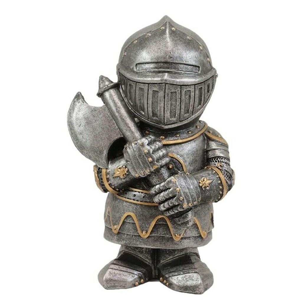 1pc Medieval Figurine Accessories Sculpture Art Spare Parts Decor Unique Dwarf Gnome Gothic Guard Large Helmet