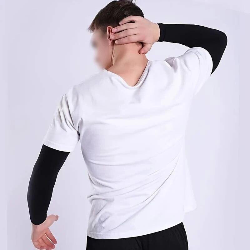 1 Paar Sonnenschutz Eis-Ärmel: Wärmer für Sport, Sonnenschutz UV-beständig zum Laufen, Angeln & Radfahren