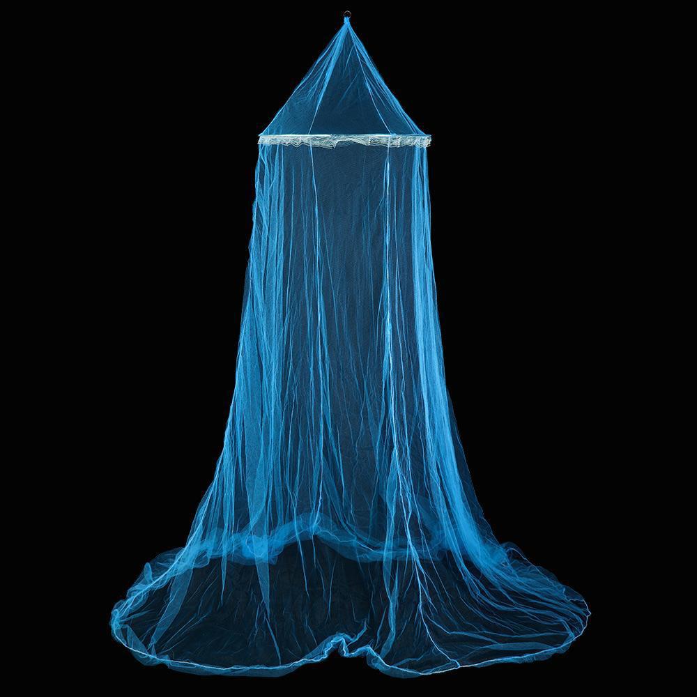 1PC Indoor Single-Person Princess-Style Dome Mosquito Net Bed Ceiling With Floor Installation And No Need For Assembly