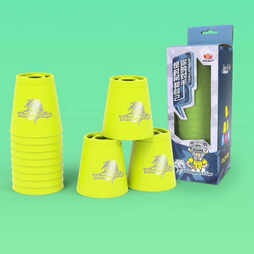 12pcs/set Folding Cup Quick Stacks Cups Cups Sport Flying Racing Cup  Speed Cup Training