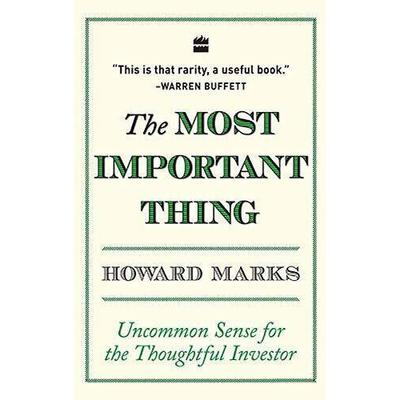 La cosa più importante Copertina flessibile di Howard Marks
