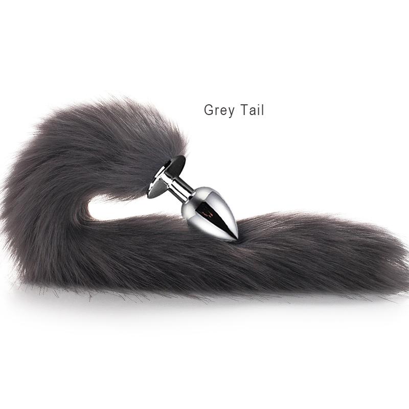 Sex Toys For Women 5Sizes Metal Butt Plug Fox Tail Intimates Accessorie Bdsm Anal Extender Dilator Erotic Games Goods For Adults