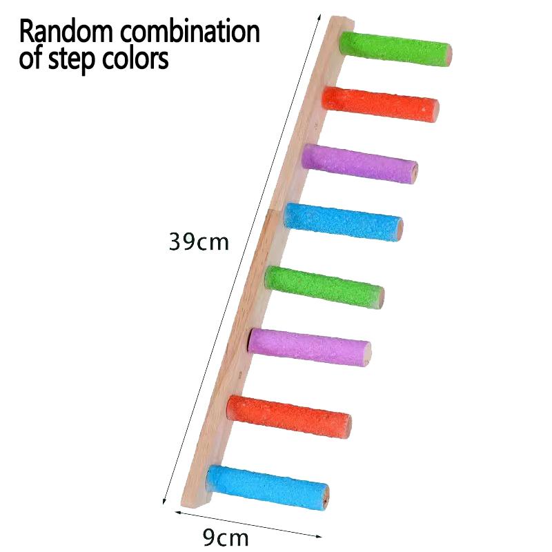 

Лестница для лазания птиц Лестница-игрушка для попугая Лестница Веселые игрушки для лазания Деревянная стойка для упражнений