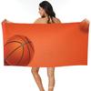 Basketball Beach Towel, Basketball Beach Towels for Children Bath Towels Towel Bathroom Large Sports Sand Towel for Soccer Fans