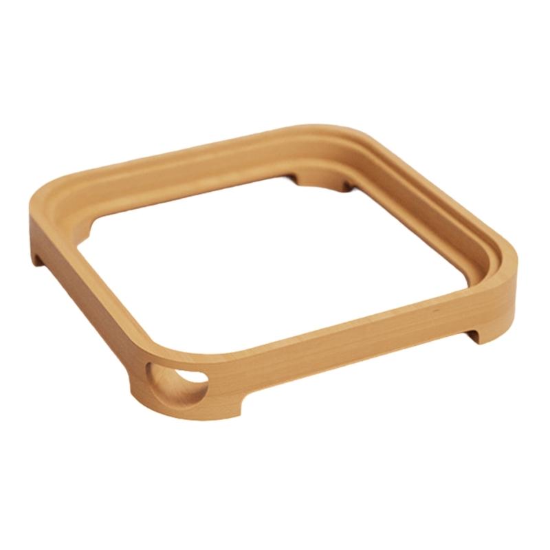 Ergonomic Wooden Stand Desktop Cooling Holder for Mini Computer Enhancing Aesthetics and Providing Stable Support