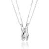 Magnetic Couple's Hand-in-Hand Necklace: Unique Design for Men and Women