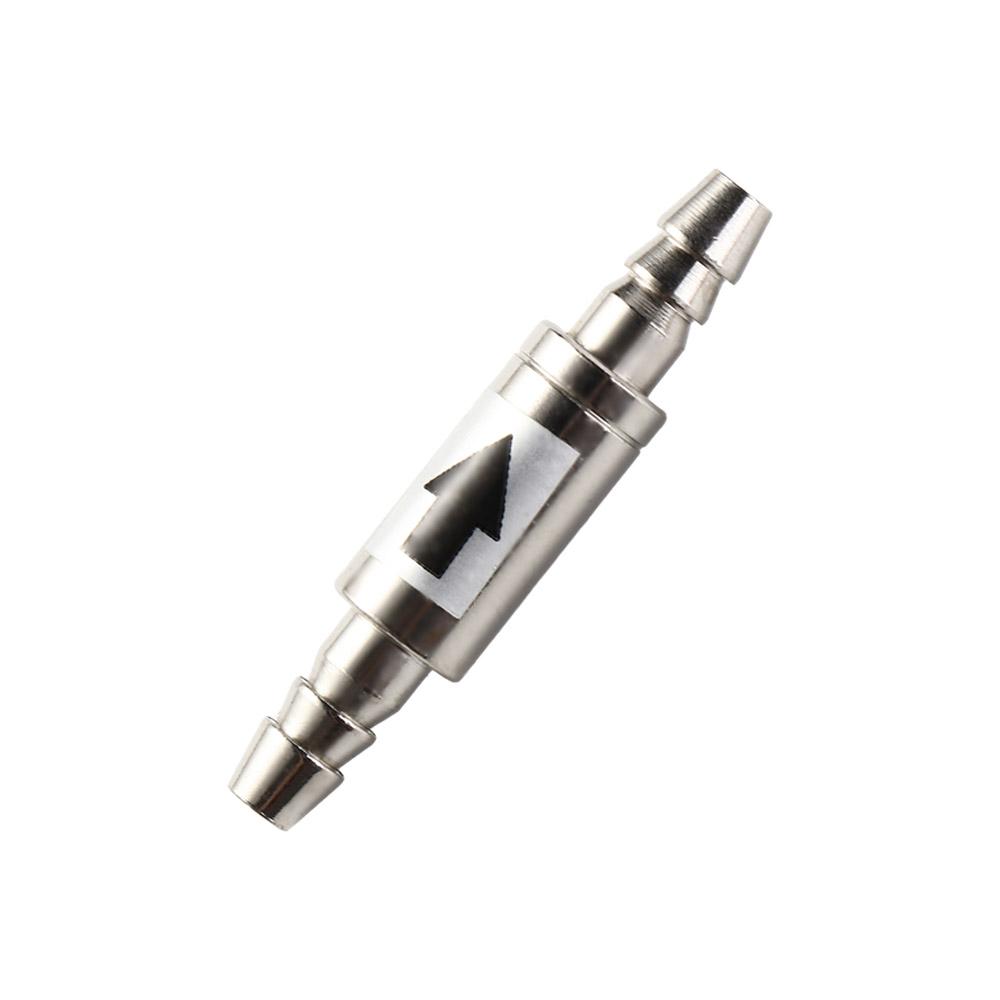 Stainless Steel CO2 Check Valve Silver Non-Return CO2 Valve CO2 One Way Check Valve  Fish Tank