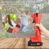2 x 21V Elektrische Astschere Professionelle Akku-Baumschere mit scharfer Klinge Astschere mit 2 wiederaufladbaren Batterien 25mm Schnittdurchmesser
