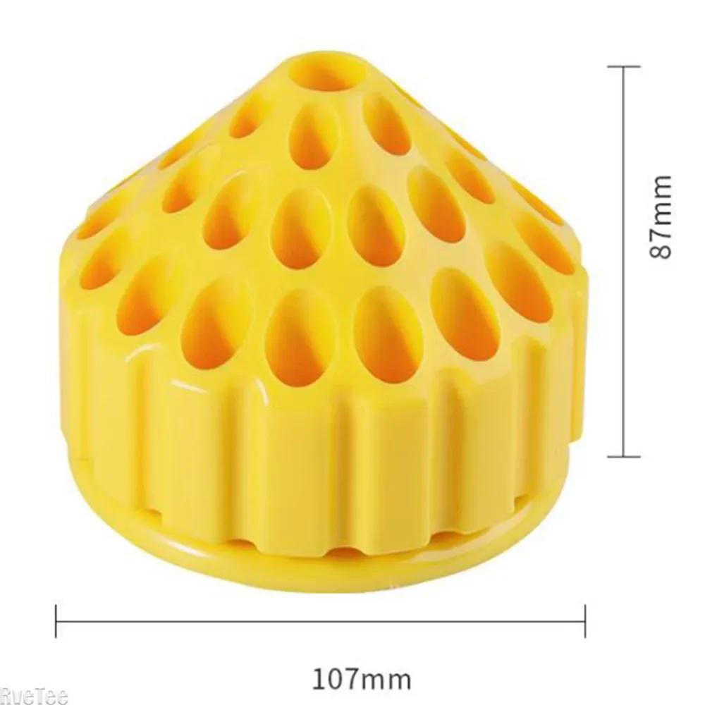 Needle Storage Box 35 Hole Rotating Base Tool Holder Rotary Engraving Tool Grinding Head Carving Tool Polishing Wheel Organizer