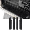 Fucaten Compatible Nissan Serena C28 Series (November 2022 and Up) Step Mat, Entrance Mat, Dress-Up Car, 4 Pcs Set (Black)