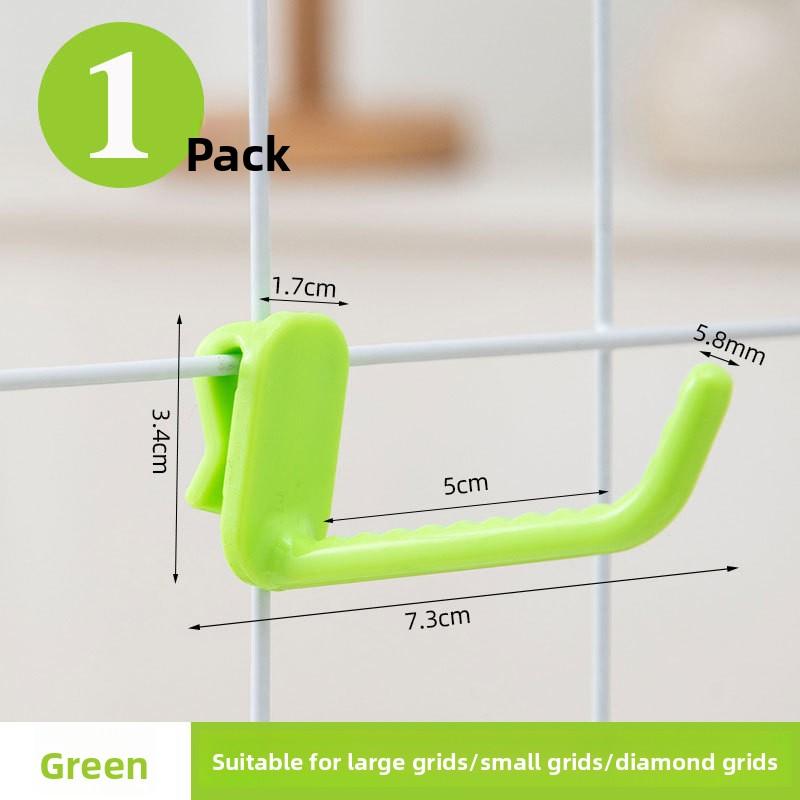 1 STÜCK Gitter Kunststoff Nagelfreier Haken Drahtgitter Regal Wand Ausstellhaken Kindergarten Aufbewahrungshaken Stanzfrei