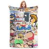 Cute Crayons Shin-chans Blanket Quality Super Soft  Throw Blanket Winter Boy Girl Bedroom Aesthetic Bedspread