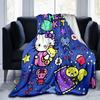1pc Hello Kitty and Friends Blanket Soft Warm Bedding Throw Coverlet for Room Decor, Living Room, Travel, Camping, Car Blankets, Beach, Office Naps, G