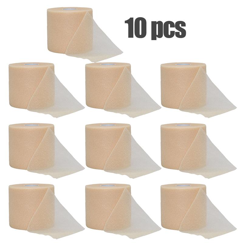 

Цветная спортивная оберточная лента самоклеящийся эластичный бинт Эластопласт спортивный протектор колено палец лодыжка ладонь плечо коричневый