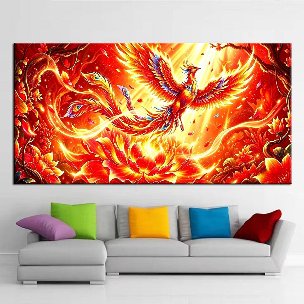 Dragon Phoenix Leopard and Horse Picture DIY Diamond Painting Cross Stitch Full Drills Diamond Mosaic New Collection Home Decor