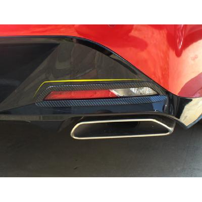 Rear Fog Light Frame Cover Trim For - Hyundai Sonata ABS Carbon Fiber
