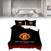 Manchester United Bedding Set With Soft Polyester Fabric For Fans Bedroom Decor