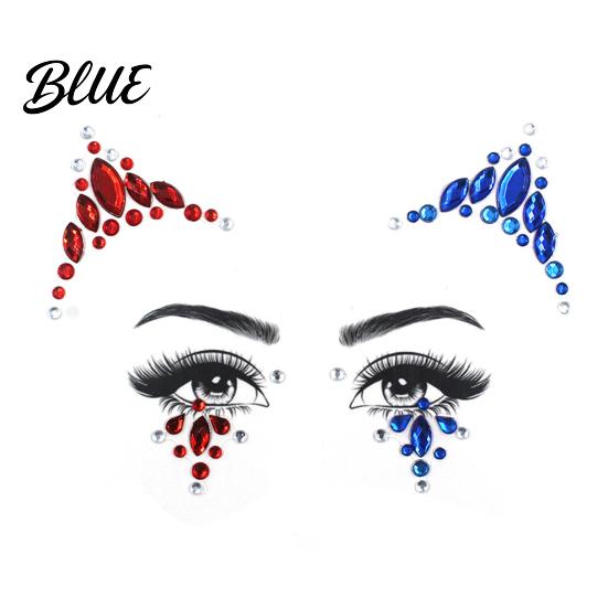 Medical Grade Skin Jewels Face Gems Makeup Temporary Tattoo Sticker  Faux Crystal Jewelry Cosplay Glitter Stones Rhinestone Teardrop Eyeliner
