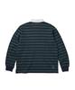 YESEYESEE Stripe Star Rugby Shirt Green