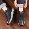 Chaussures en coton chaudes Chaussures décontractées d'hiver Bottes de neige épaissies en polaire Semelles épaisses Confortables Chaussures en coton chaudes de sport d'extérieur pour hommes