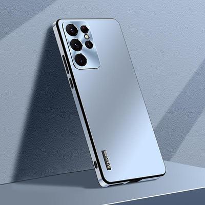 Custodia in TPU 360 Full Antiurto per Samsung Galaxy S26Ultra S25 S24 S23 S22 S21 Ultra Plus 5G S22 Armatura Lente in Metallo di Alluminio Protezione Completa Cover Cellulare