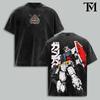 Gundam RX-78 Vintage Washed Oversized T-Shirt, Mobile Suit Mecha Graphic Tee
