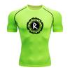 Men's Compression Workout T-Shirt, Vintage Norse Rune Wheel