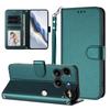 For Nothing Phone (3) 5G Leather Case Wallet Stand Phone Cover with Wrist Strap
