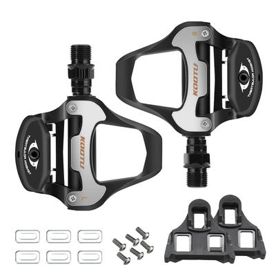 US Warehouse Road Bike Clipless Pedals Racing Shoes Clip-On Pedals With Sealed Bearings For Shimano And KEO Systems