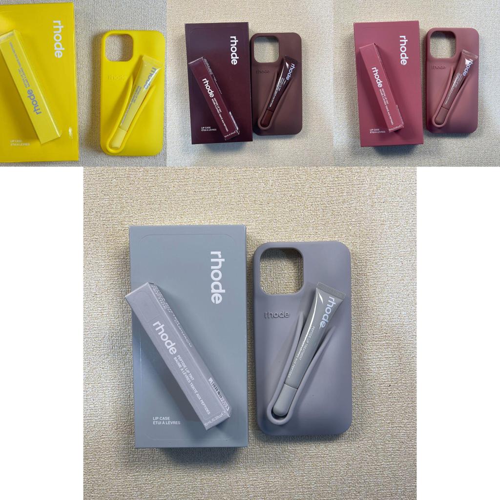 Rhode Lesk na rty Silikonový kryt na telefon Pro iPhone 12 s nárazuvzdornou funkcí stojánku